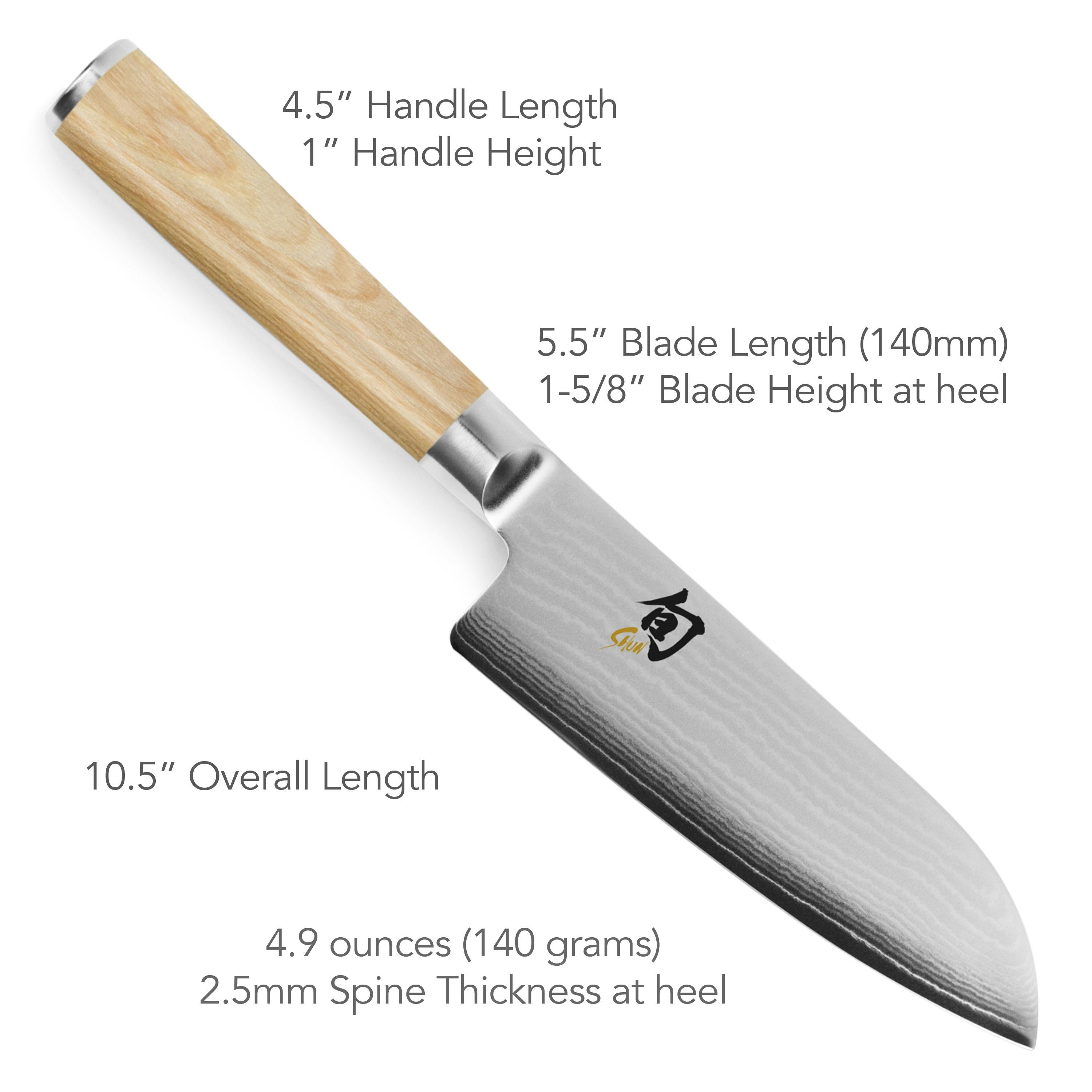 Shun Classic Blonde Santoku Knife 5.5"