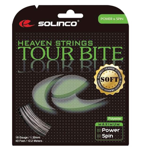 Solinco Tour Bite Soft String · 18g · Silver