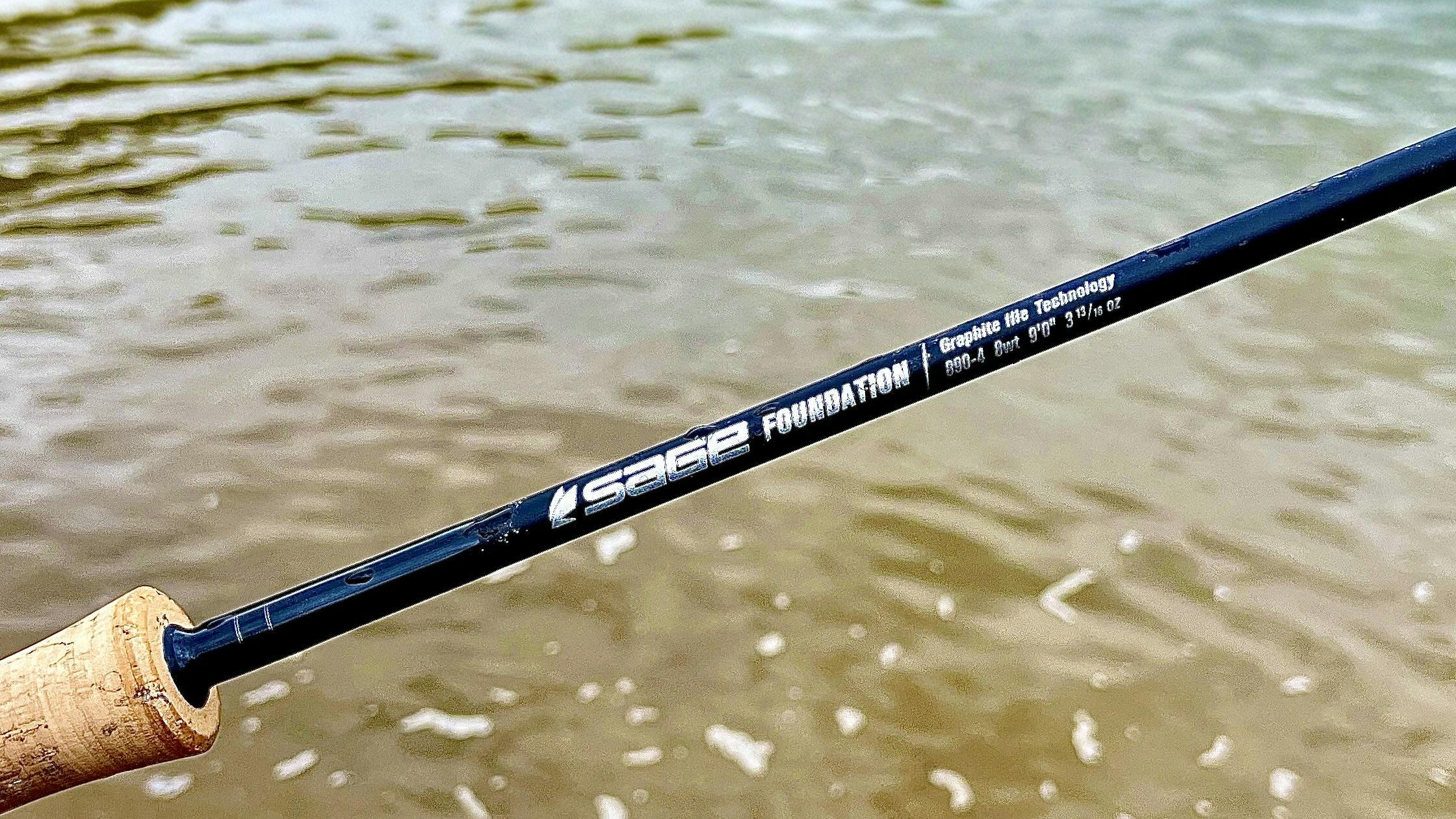 Close up of the Sage Foundation Fly Rod.