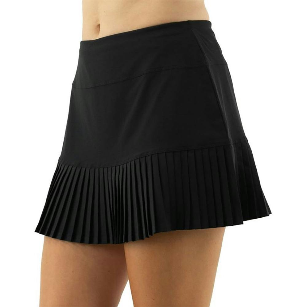 Cross Court Essentials Ruffled Womens Tennis Skirt - BLACK 1000 / XL