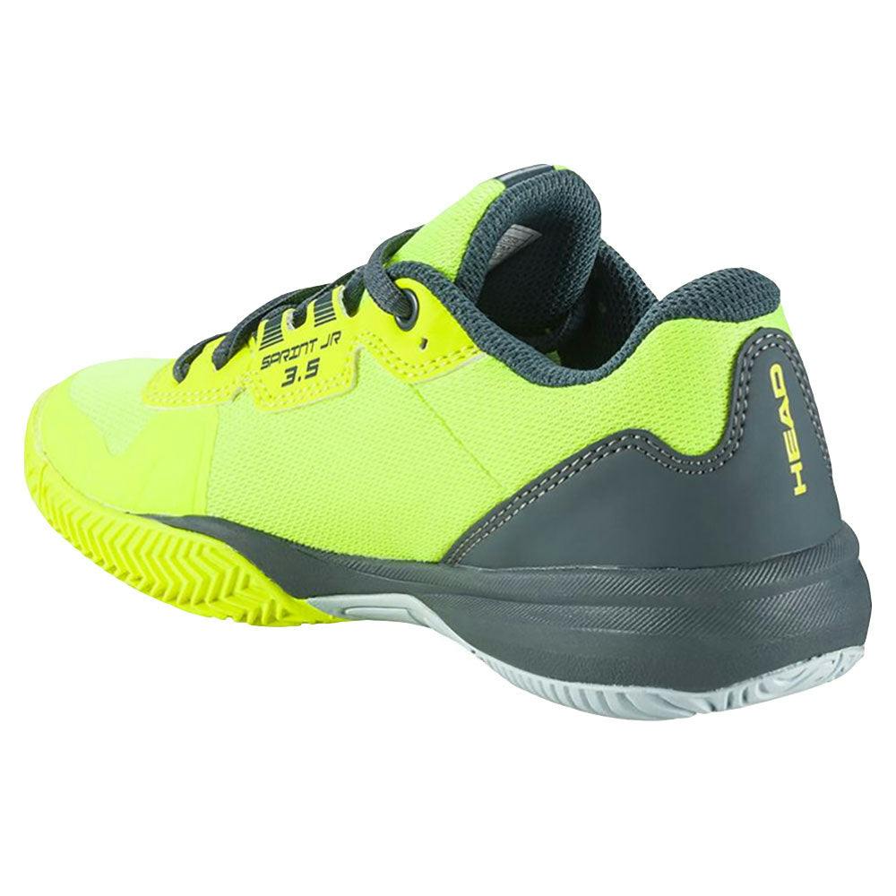 Head Sprint Yellow and Dark Slate Junior Tennis Shoes - Yellow/Dk Slate / M / 5.5
