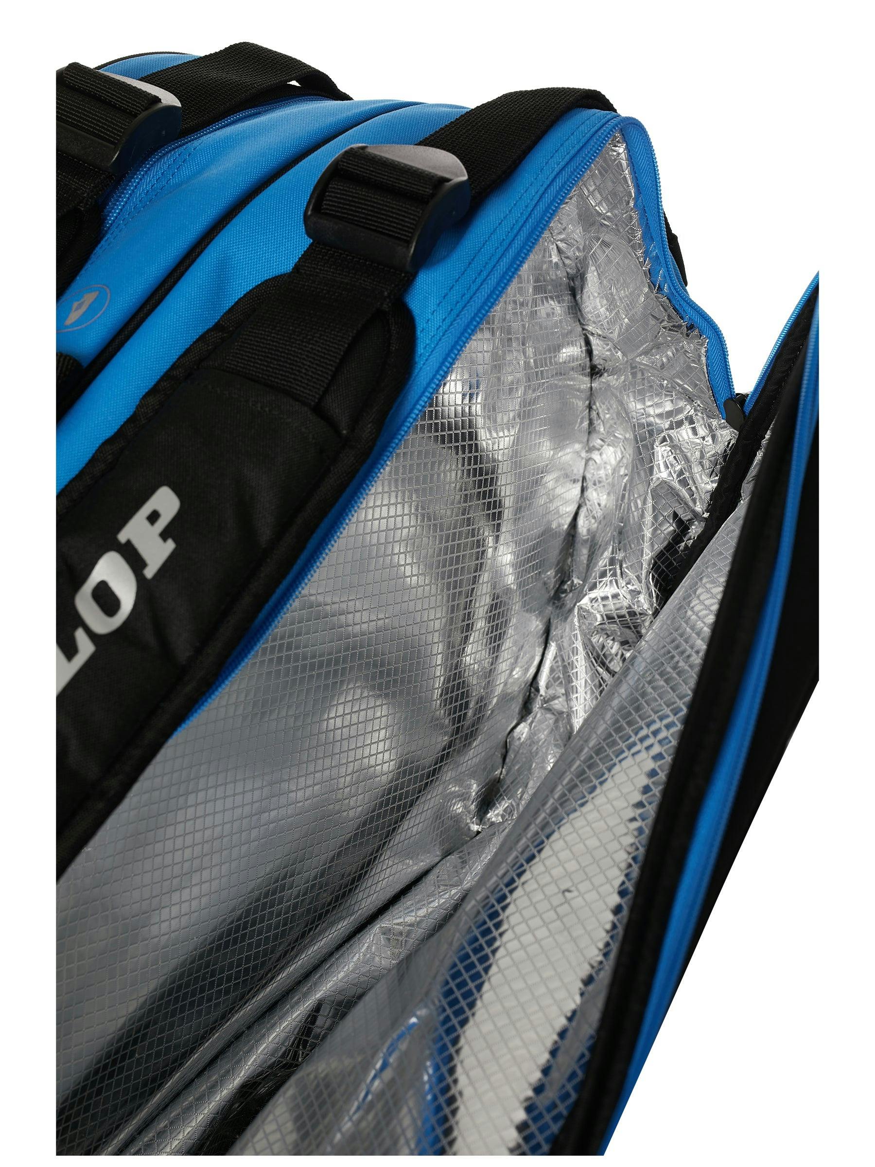 Dunlop FX Performance Thermo x 12 Tennis Bag - Black/Blue