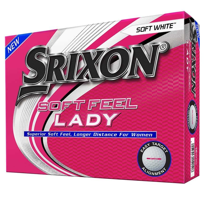 Srixon Soft Feel Lady 7 Golf Balls · White
