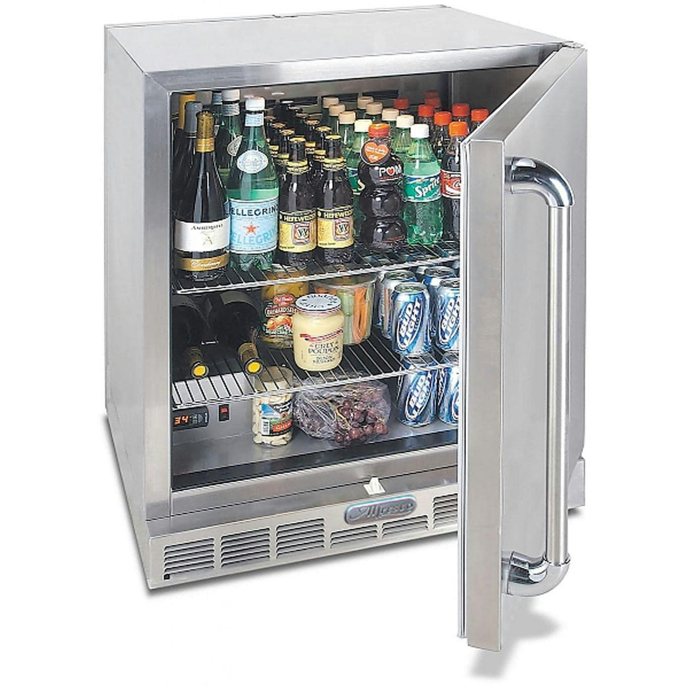 Alfresco 28-Inch 7.2 Cu. Ft. Outdoor Rated Compact Refrigerator and Kegerator