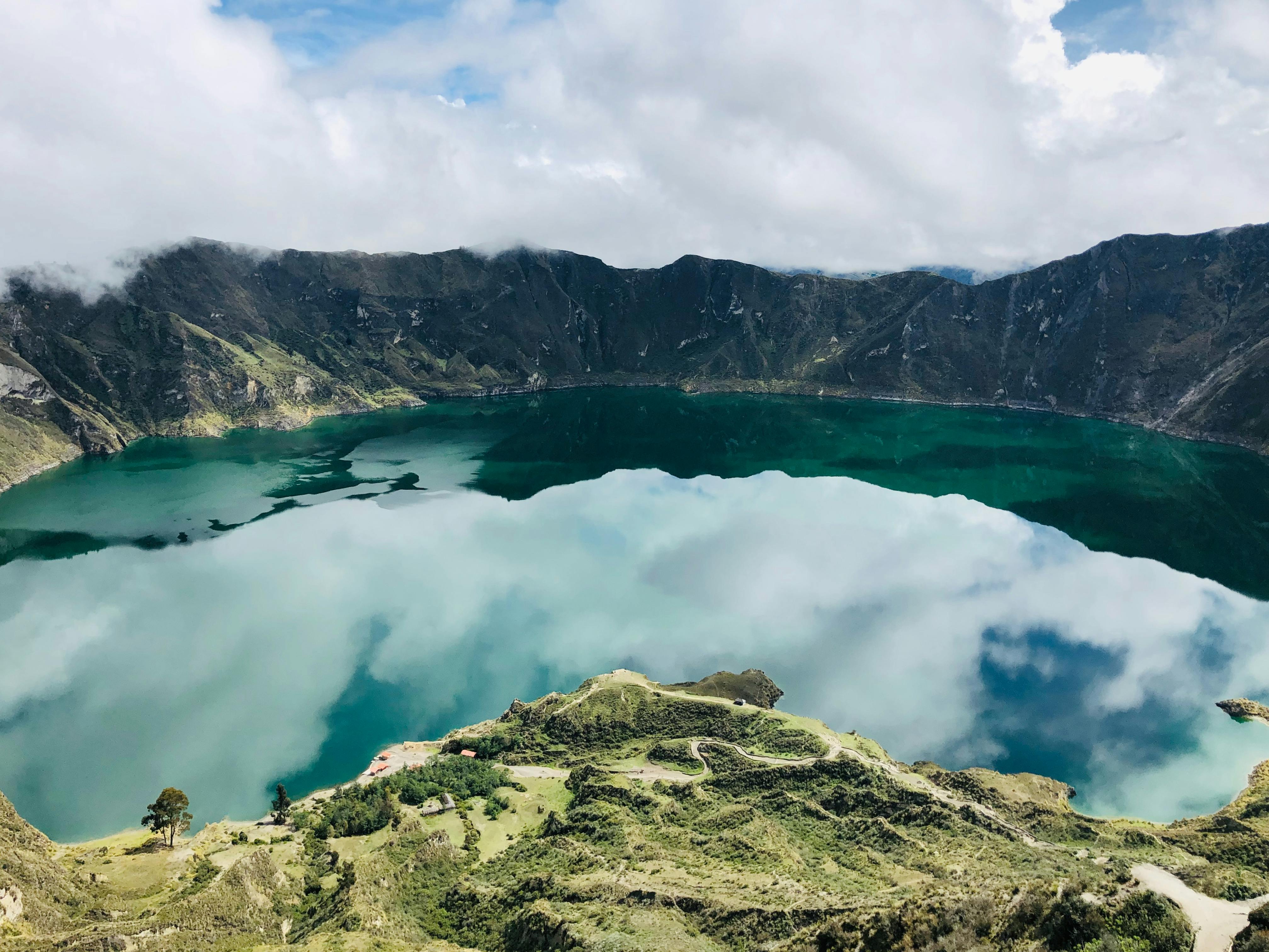 A view of Quilotoa Lake