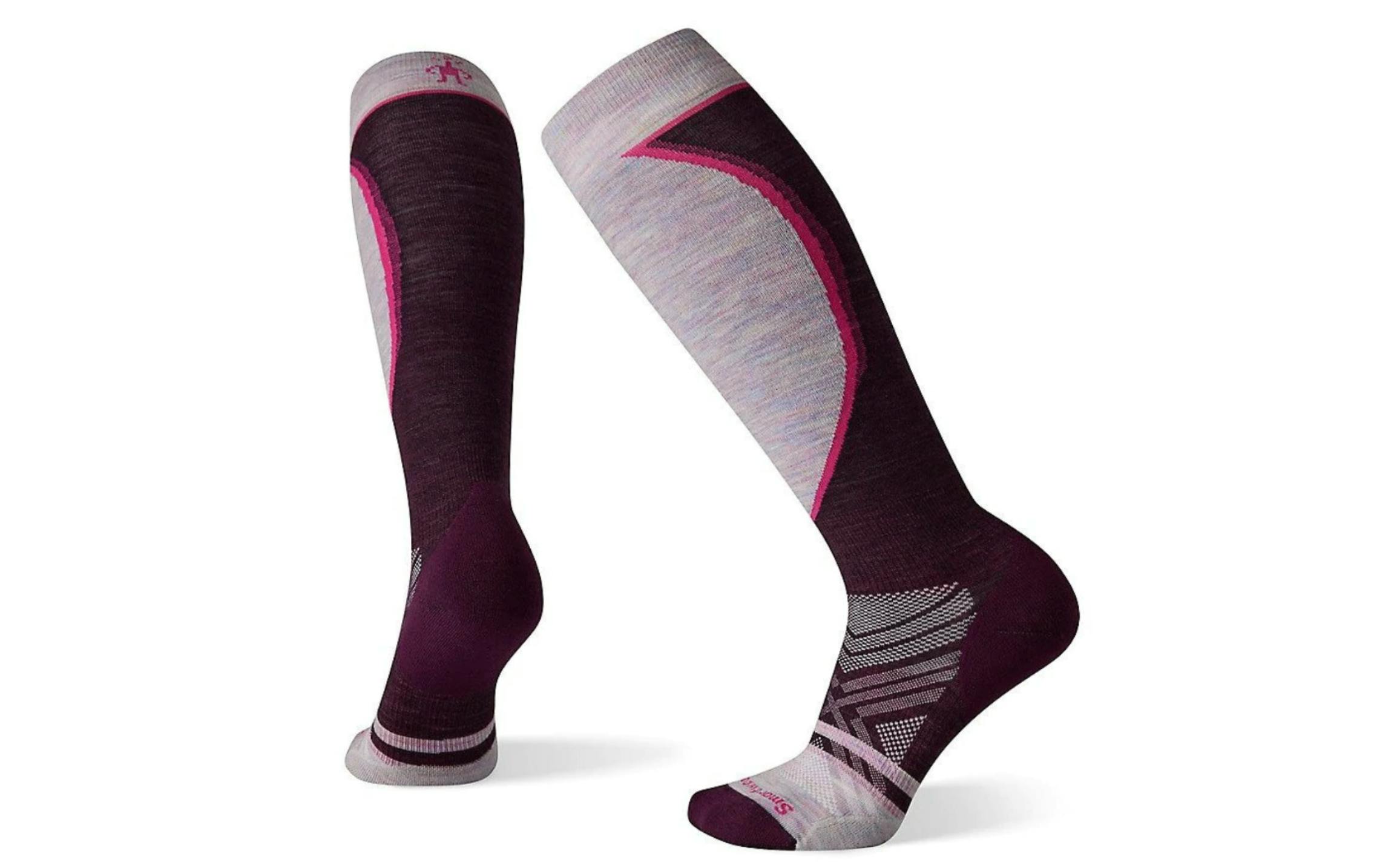 Product image of the Smartwool Women's Performance Ski Targeted Cushion OTC Socks. 
