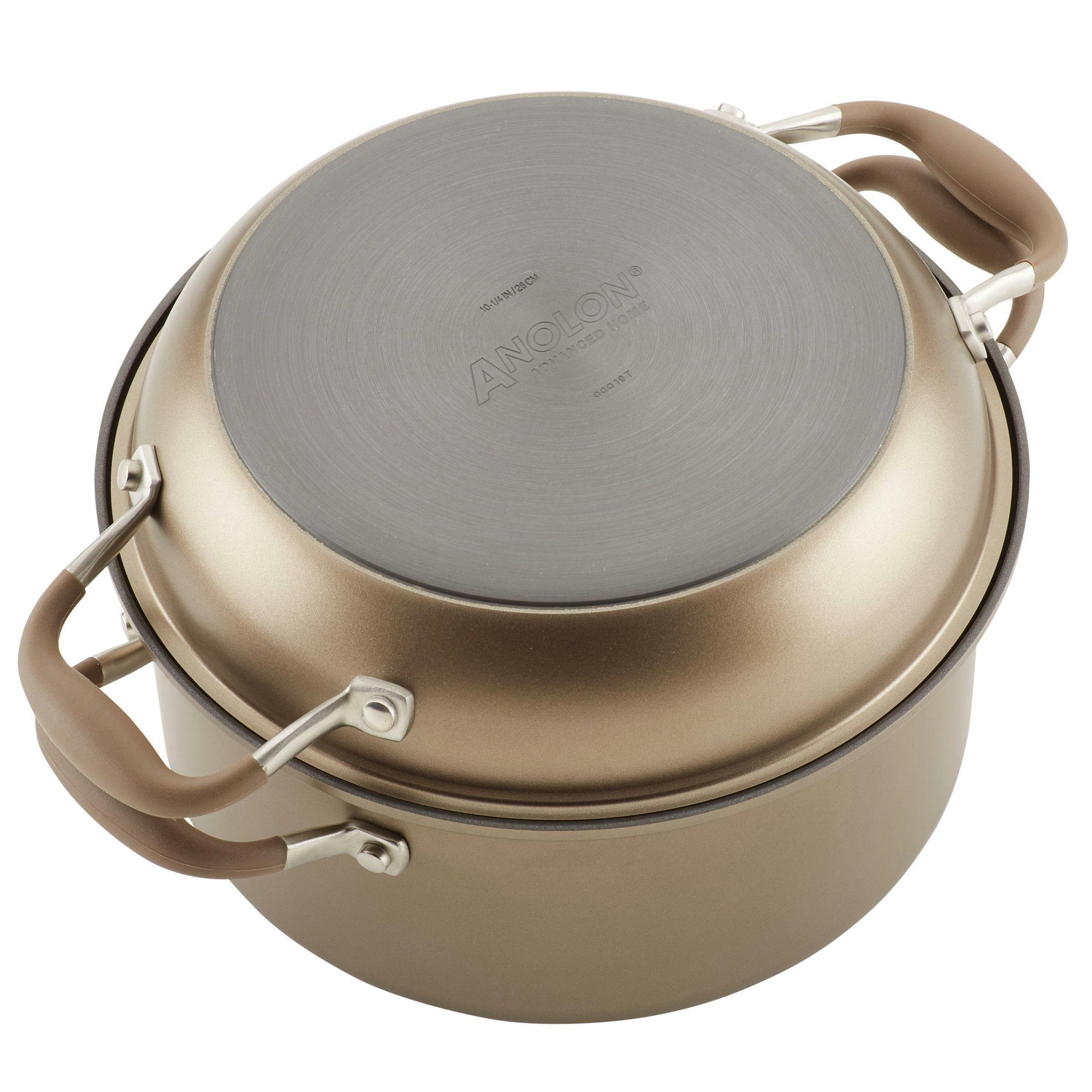  Anolon SmartStack Hard-Anodized Nesting Pots and Pans