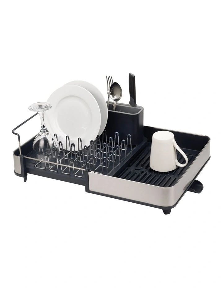 Joseph Joseph Extend Steel Expandable Dish Rack Grey Curated