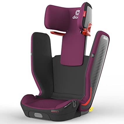 Diono Monterey® 5iST FixSafe™ Rigid Latch High Back Booster Car Seat · Purple Plum