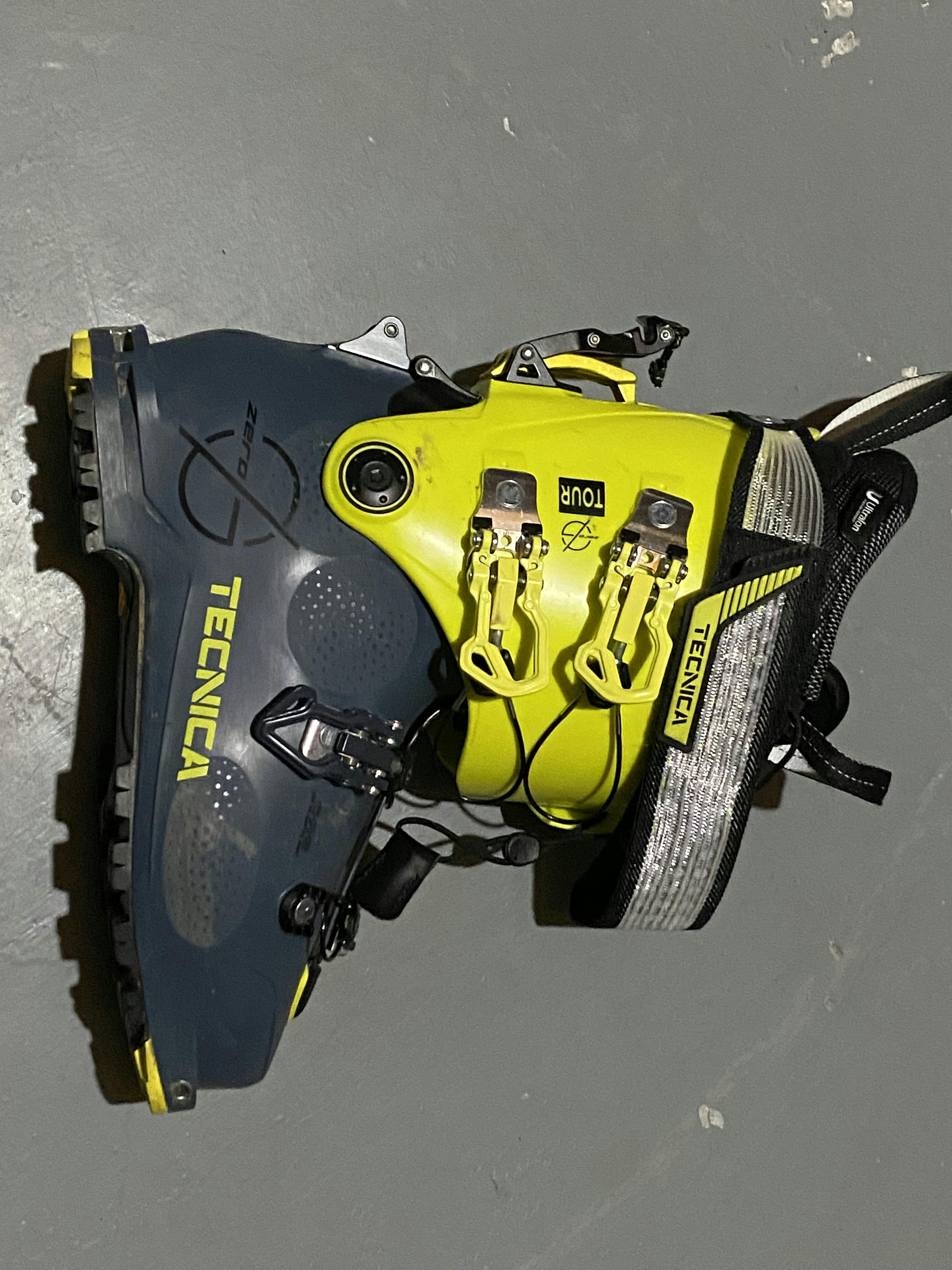 The Tecnica Zero G Tour Ski Boots.