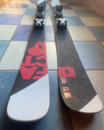 Close up photo of the Faction Candide 3.0 skis.