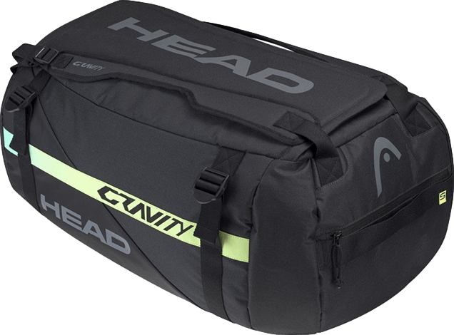 Head Gravity r-PET Duffle Bag (2022) · Black