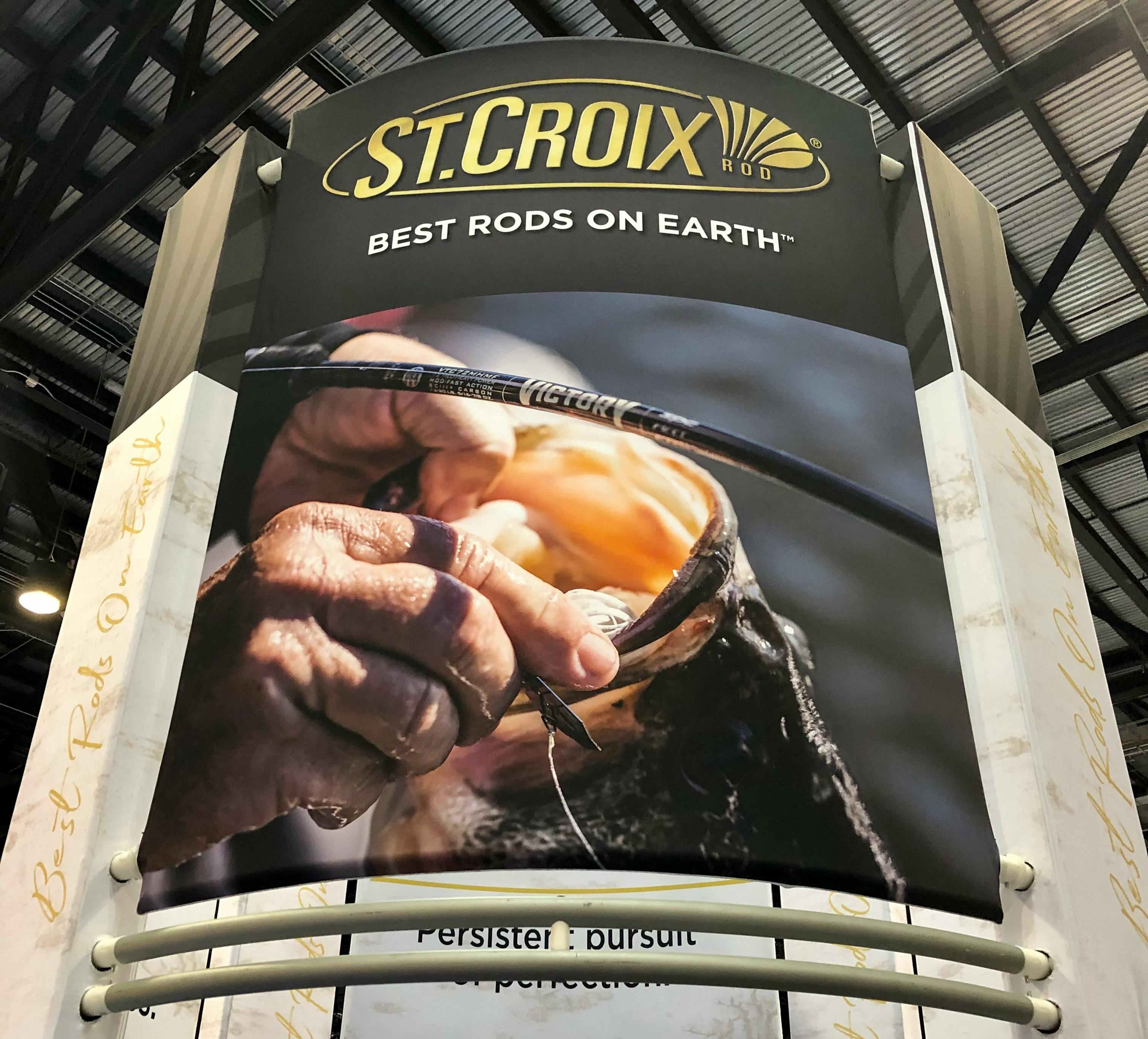 An image of the St. Croix booth at ICAST.