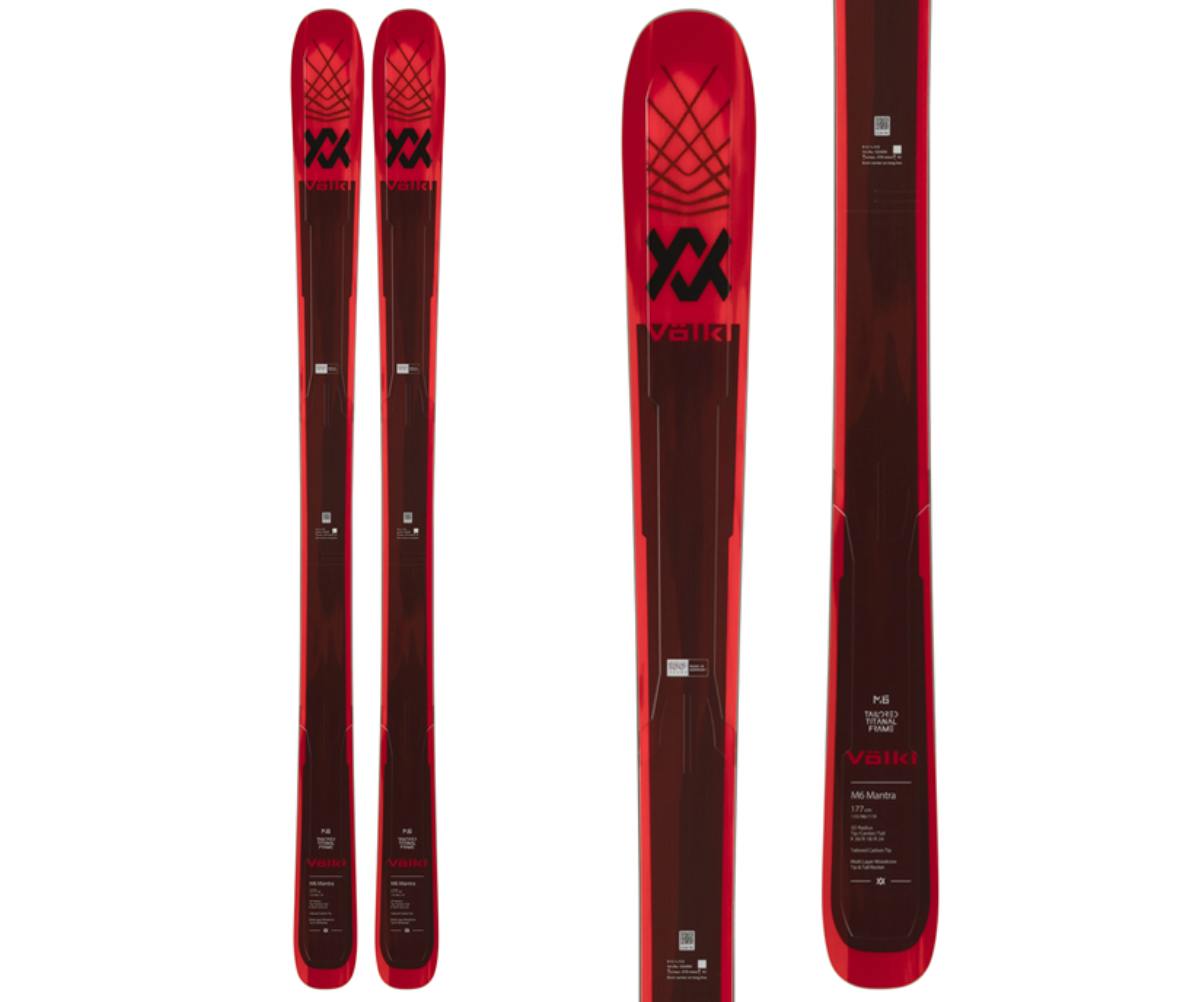 The  Völkl M6 Mantra Skis.