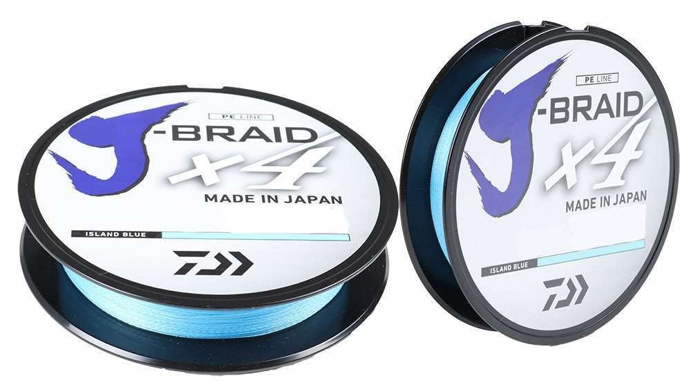 Daiwa J-Braid X4 Island Blue Braided Line · 150 yards · 50 lbs