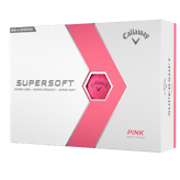 Callaway 2023 Supersoft Golf Balls · Pink