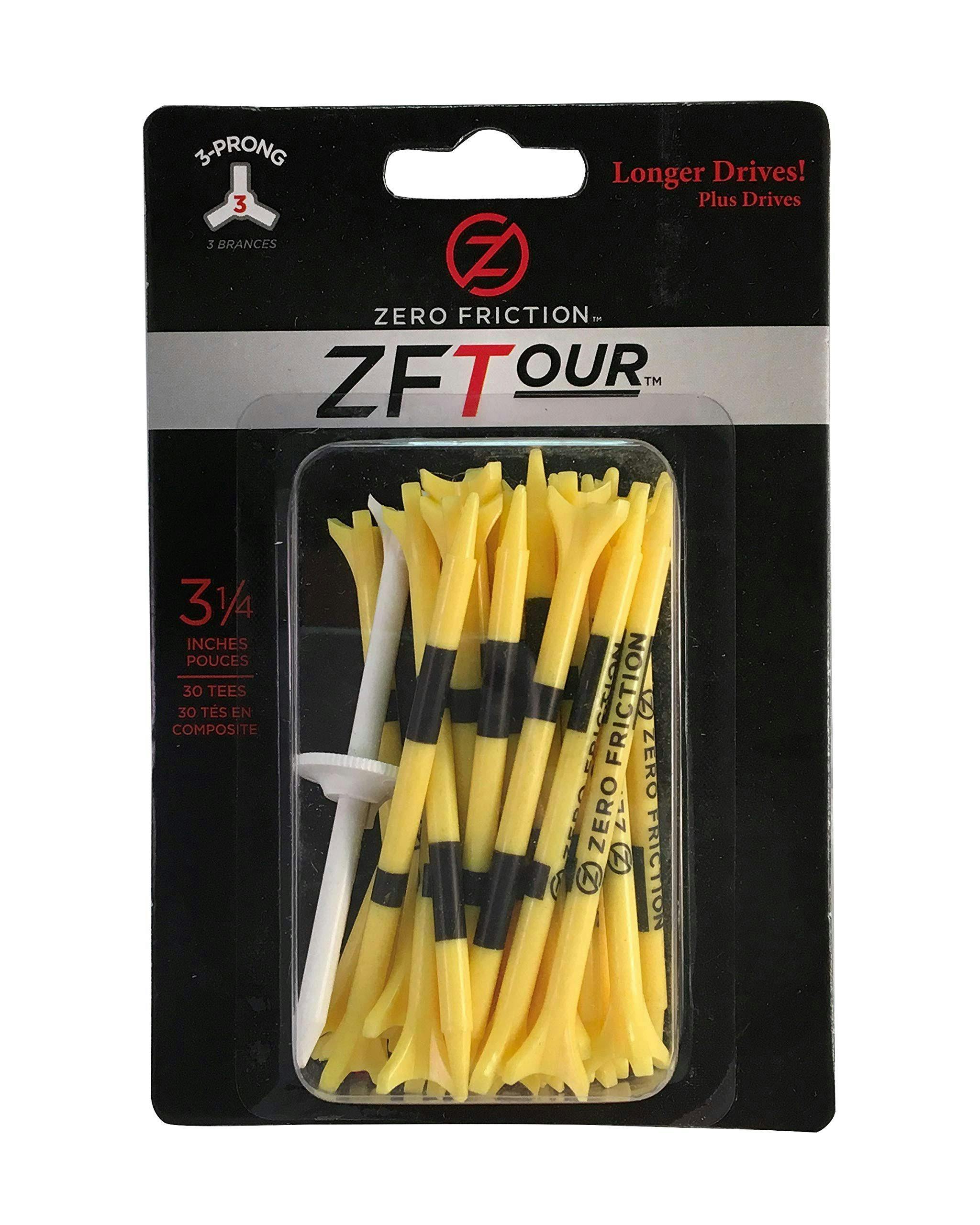 Zero Friction Golf Tees / Yellow
