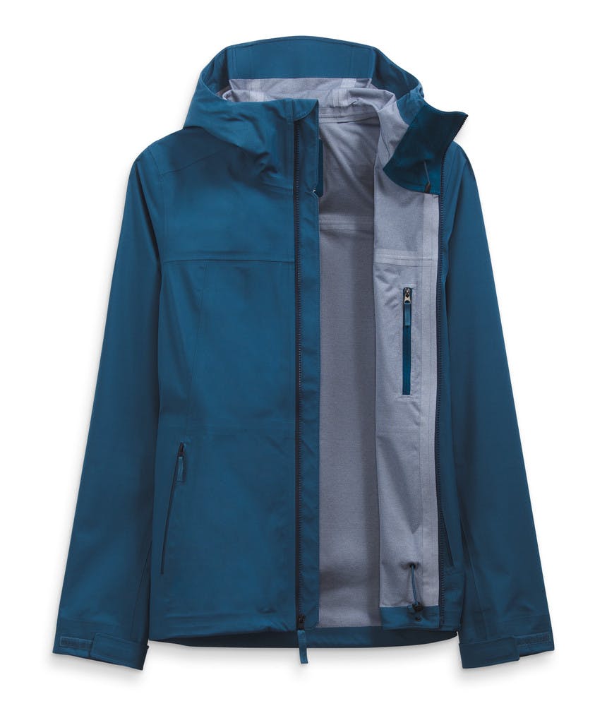 The North Face - Shelbe Raschel Parka Length With Hood - MD Monterey Blue Heather