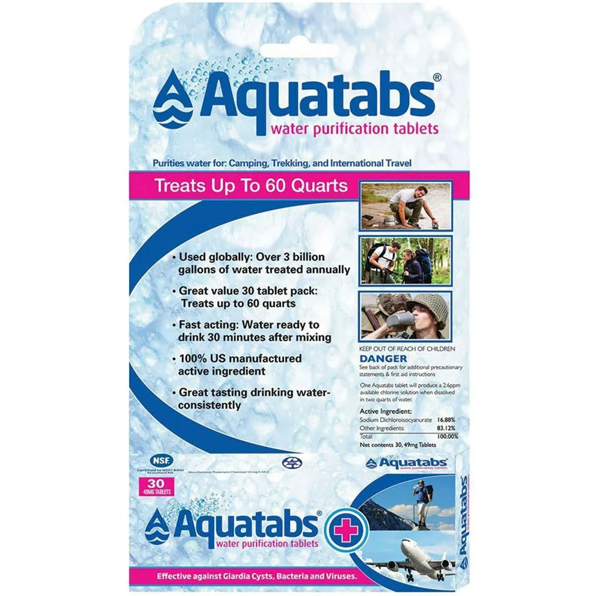 MSR - Aquatabs Water Tablets 30ct