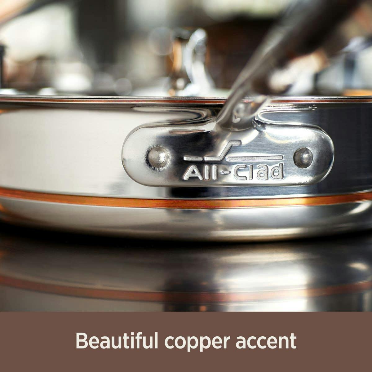 Copper Core 5-ply Bonded Cookware, Fry Pan, 12 inch