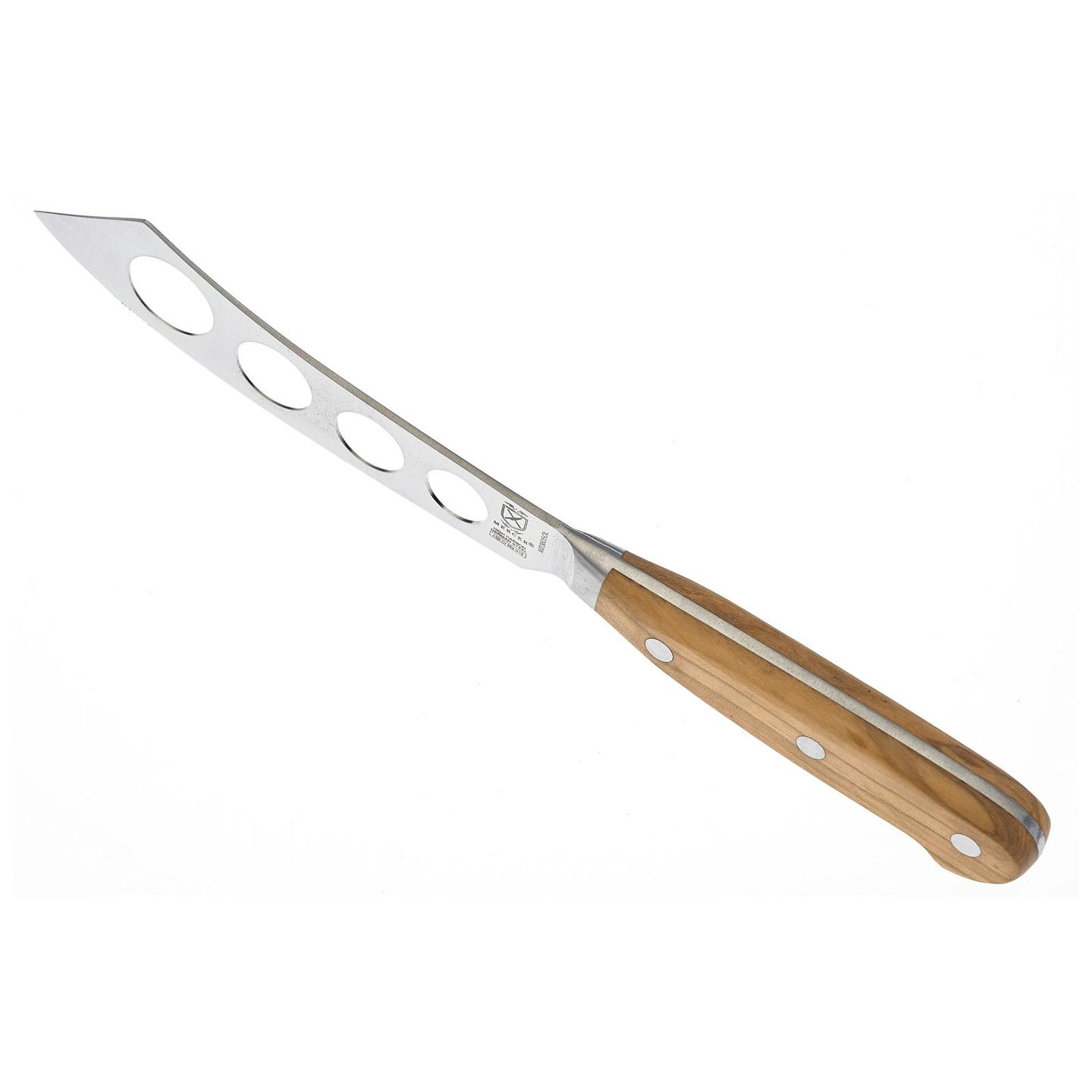 Mercer Culinary Renaissance 5" Soft Cheese Knife, Olive Wood Handle