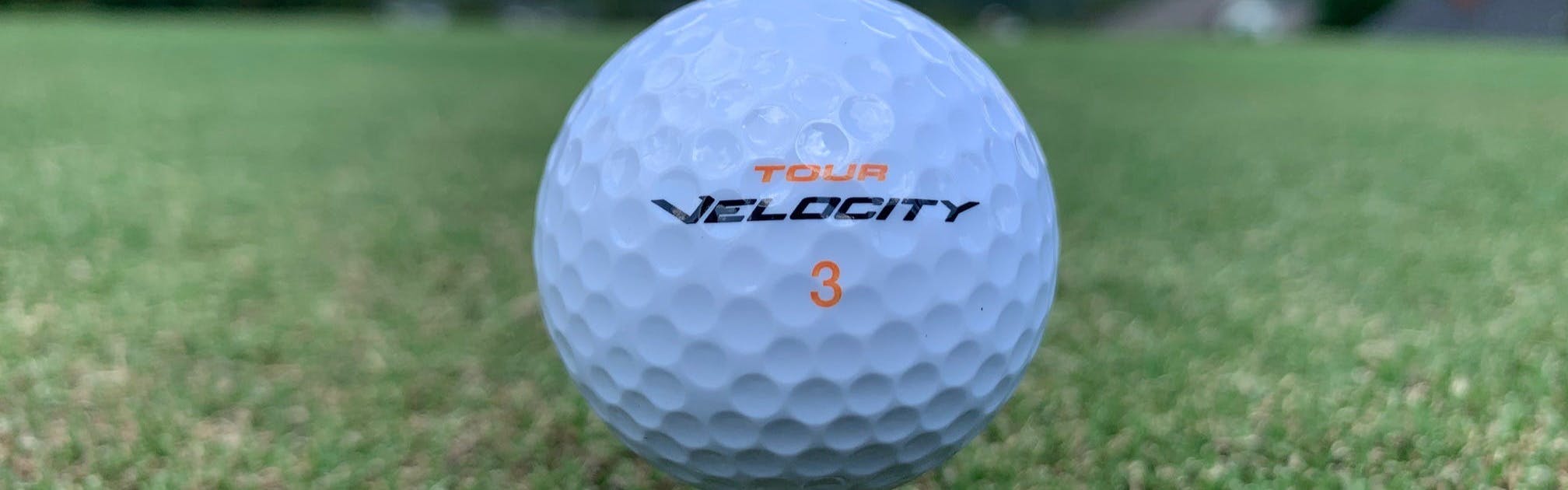 The Wilson 2022 Tour Velocity Distance Golf Ball. 