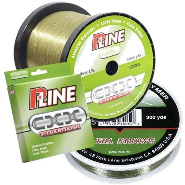 P-Line CXX Moss Green X-Tra Strong Fishing Line 8 pound - 600 yards