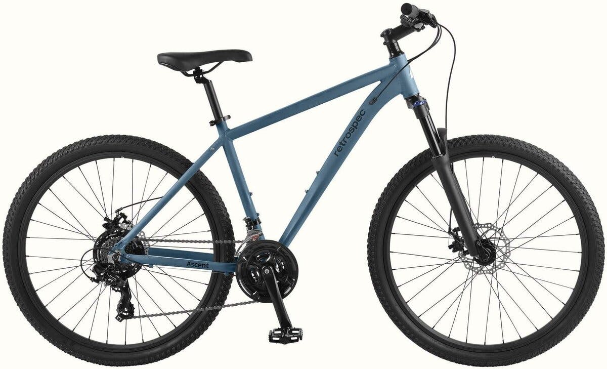 Retrospec Ascent Mountain Bike 27.5 · Matte Superior Blue · L