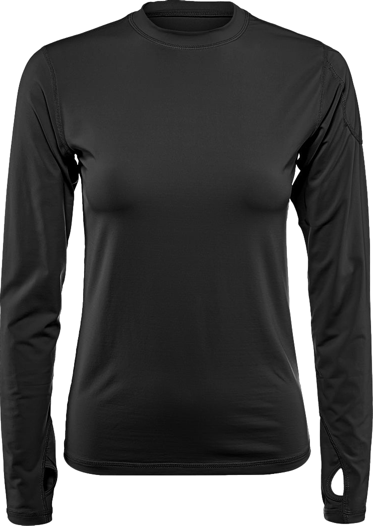 BloqUV 24/7 Long Sleeve Top (W) (Black)