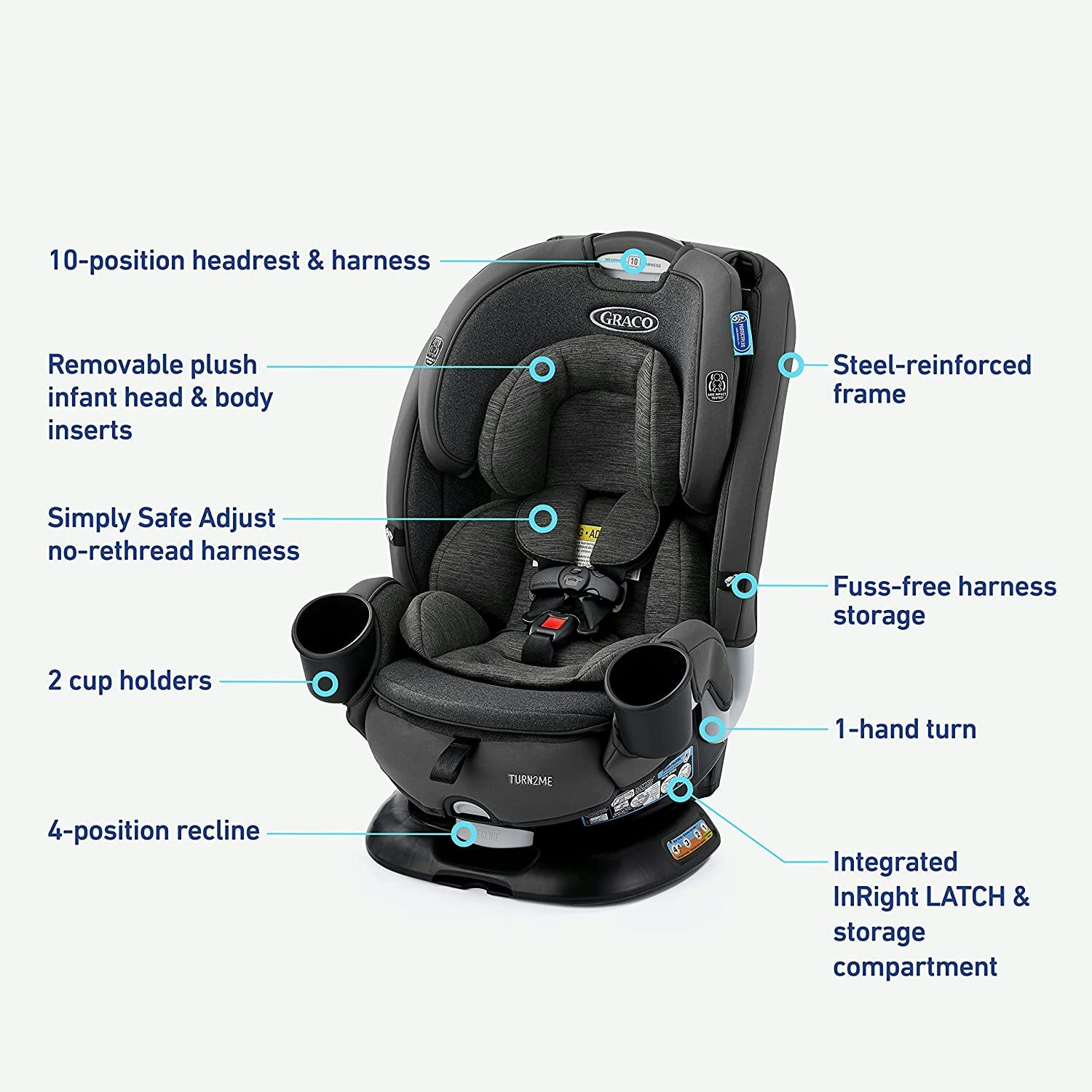 Graco Turn2Me™ 3-in-1 Rotating Car Seat · Manchester