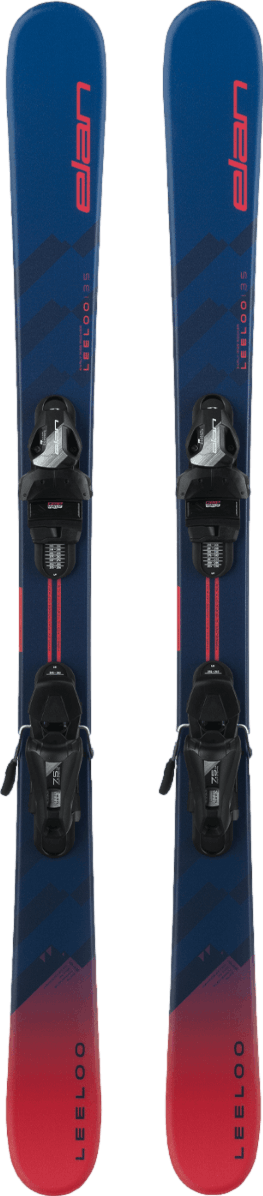 Elan Leeloo Team JRS Skis + EL 7.5 Bindings · Kid's · 2023