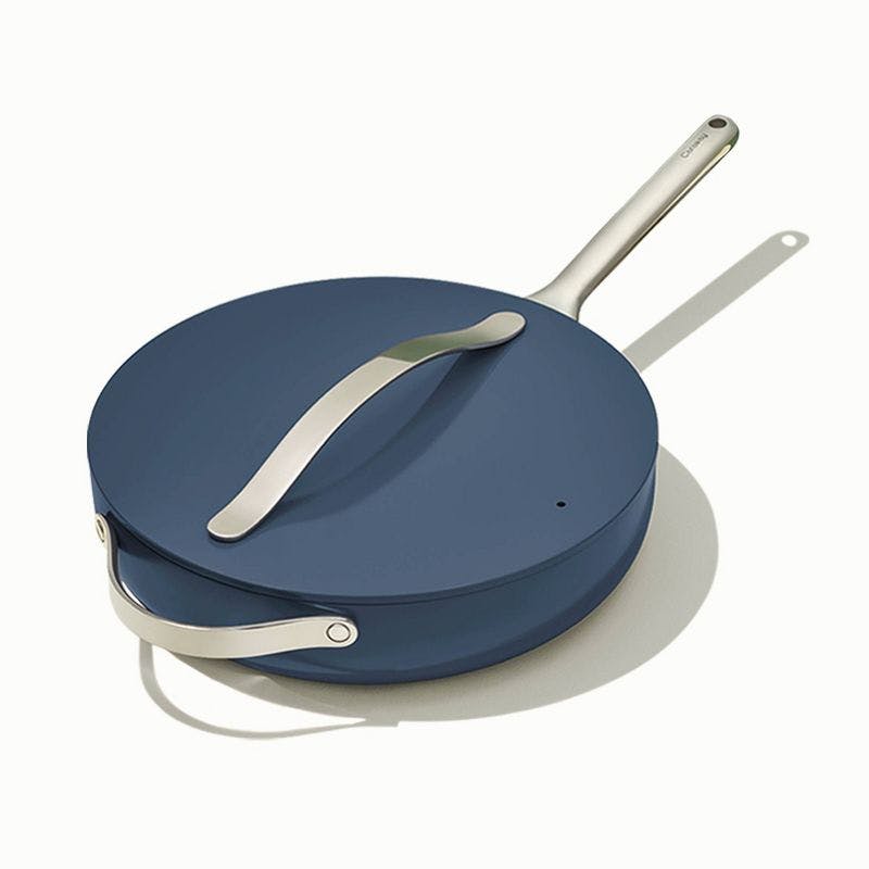 Caraway Home 4.5QT Saute Pan with Lid, Navy