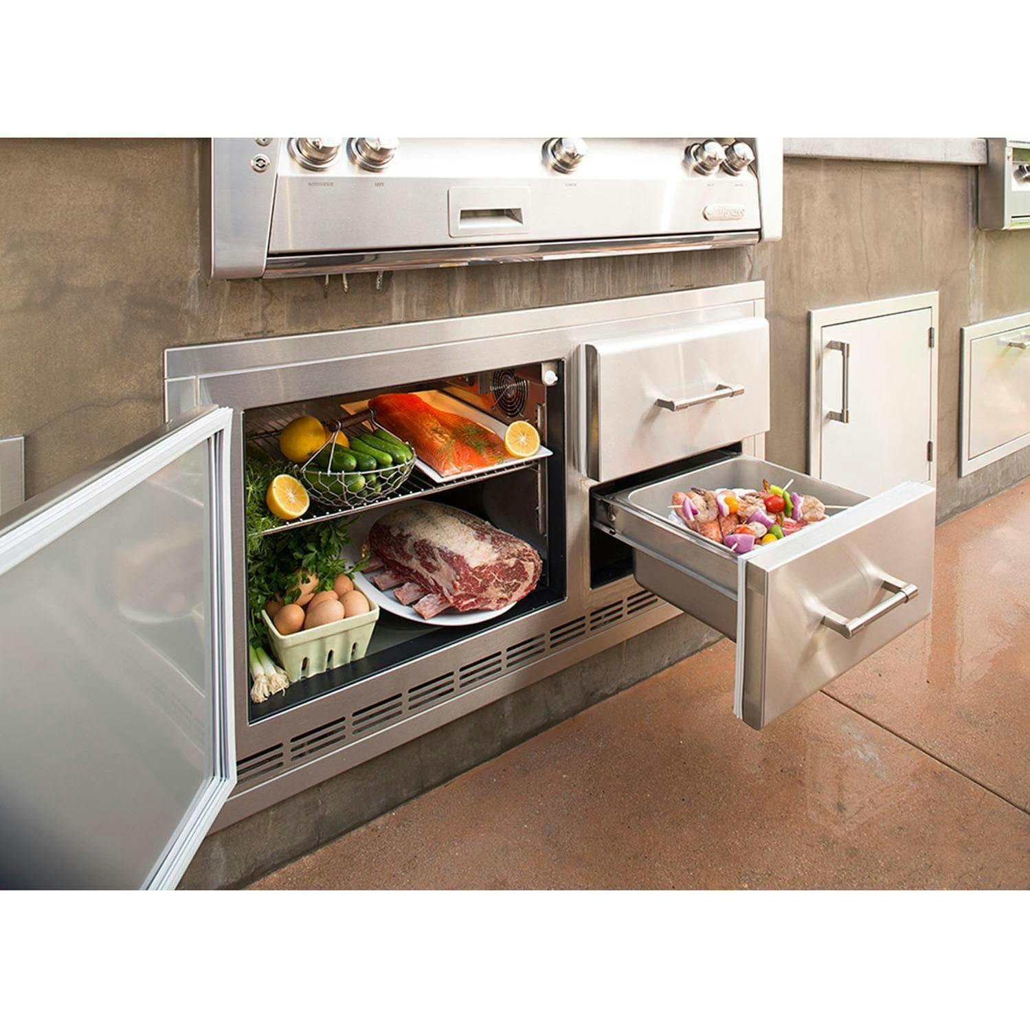 blaze double drawer refrigerator