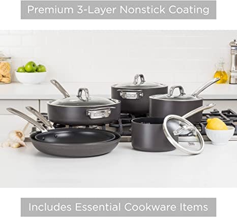 OXO Ceramic Professional Non-Stick 10-Piece Cookware Set