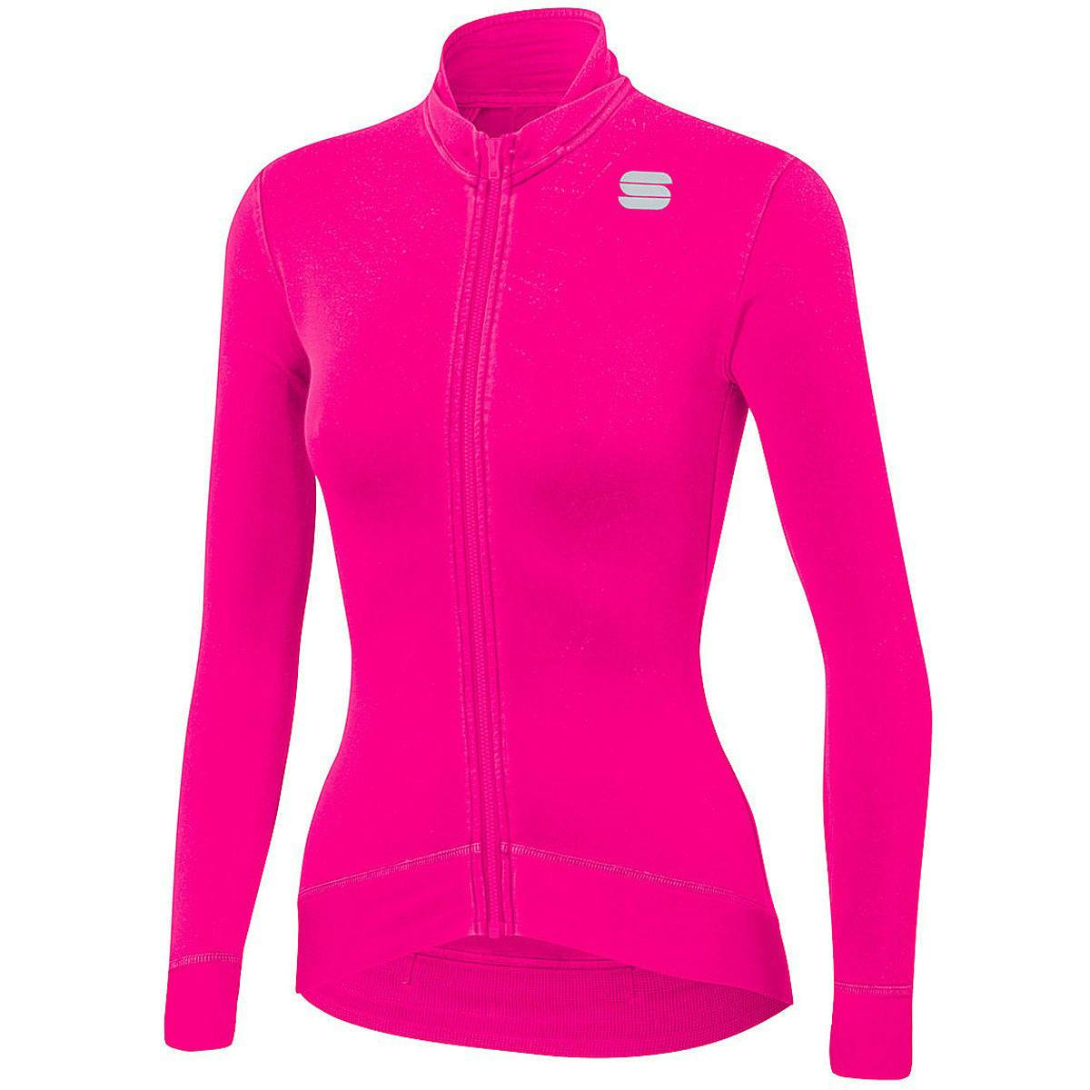 Sportful Monocrom Women's Thermal Cycling Jersey - Bubble Gum - Large