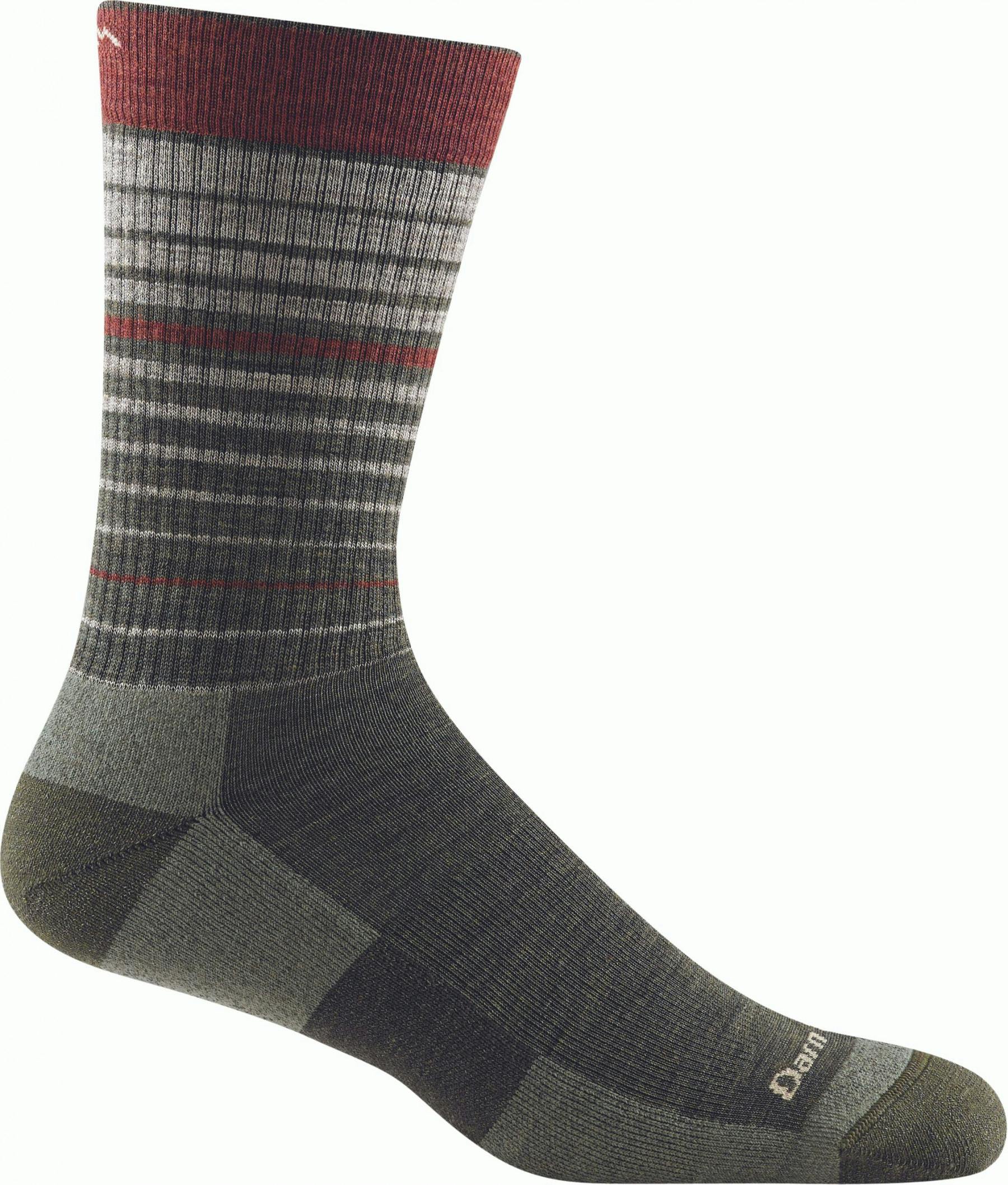Darn Tough Men's Frequency Crew Lightweight Lifestyle Socks with Cushion