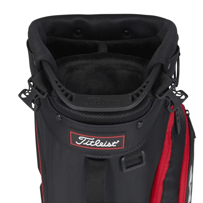 Titleist Players 4 Stand Bag · Black/Black/Red