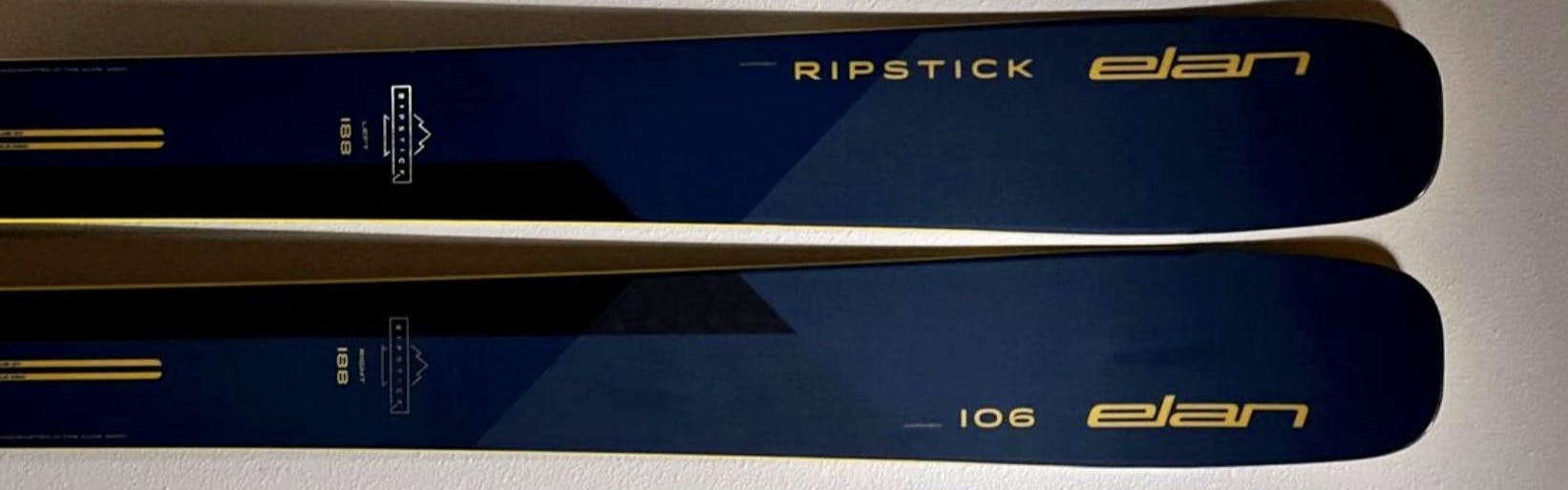 The Elan Ripstick 106 Skis · 2022.