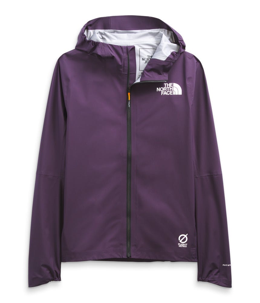 eggplant north face jacket