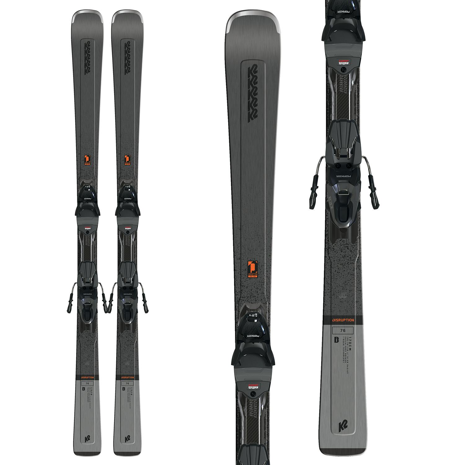 K2 Disruption 76 Skis + Marker M2 10 Bindings · 2023