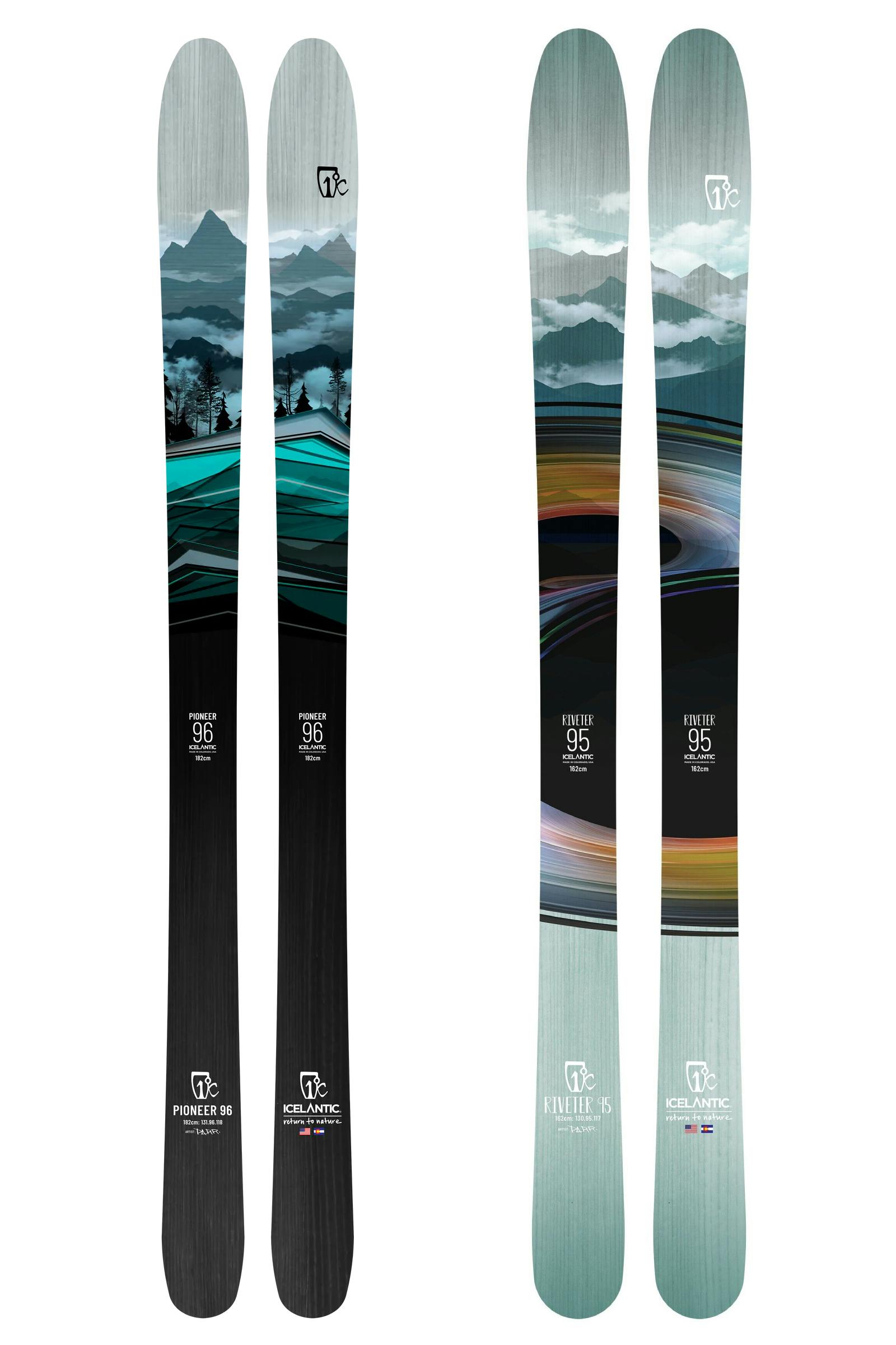Product image of Pioneer 96 and Riveter 95 skis