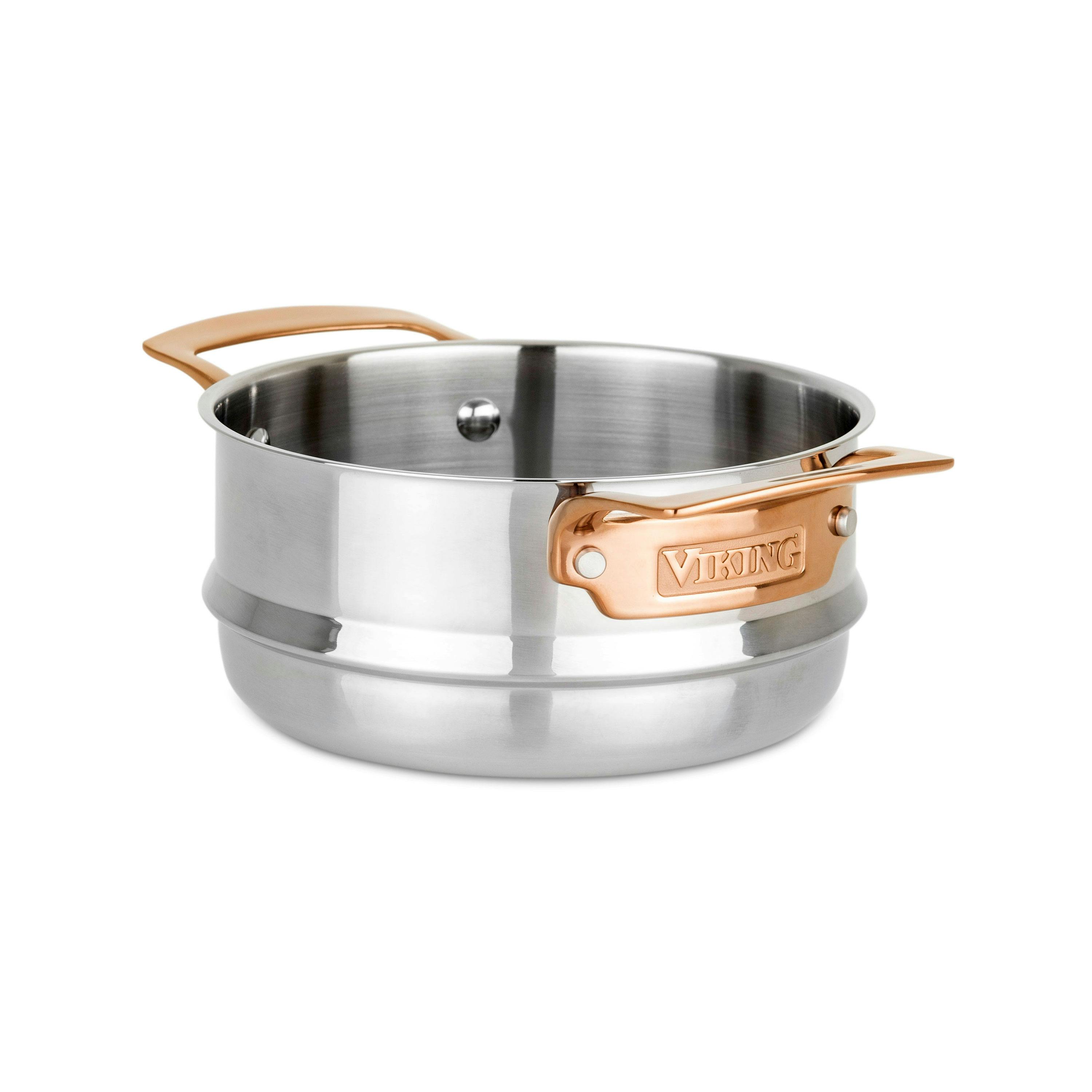 Viking Multi-Ply 3-Ply Cookware Set · 11 Piece Set · Black w/ Copper PVD  Handle