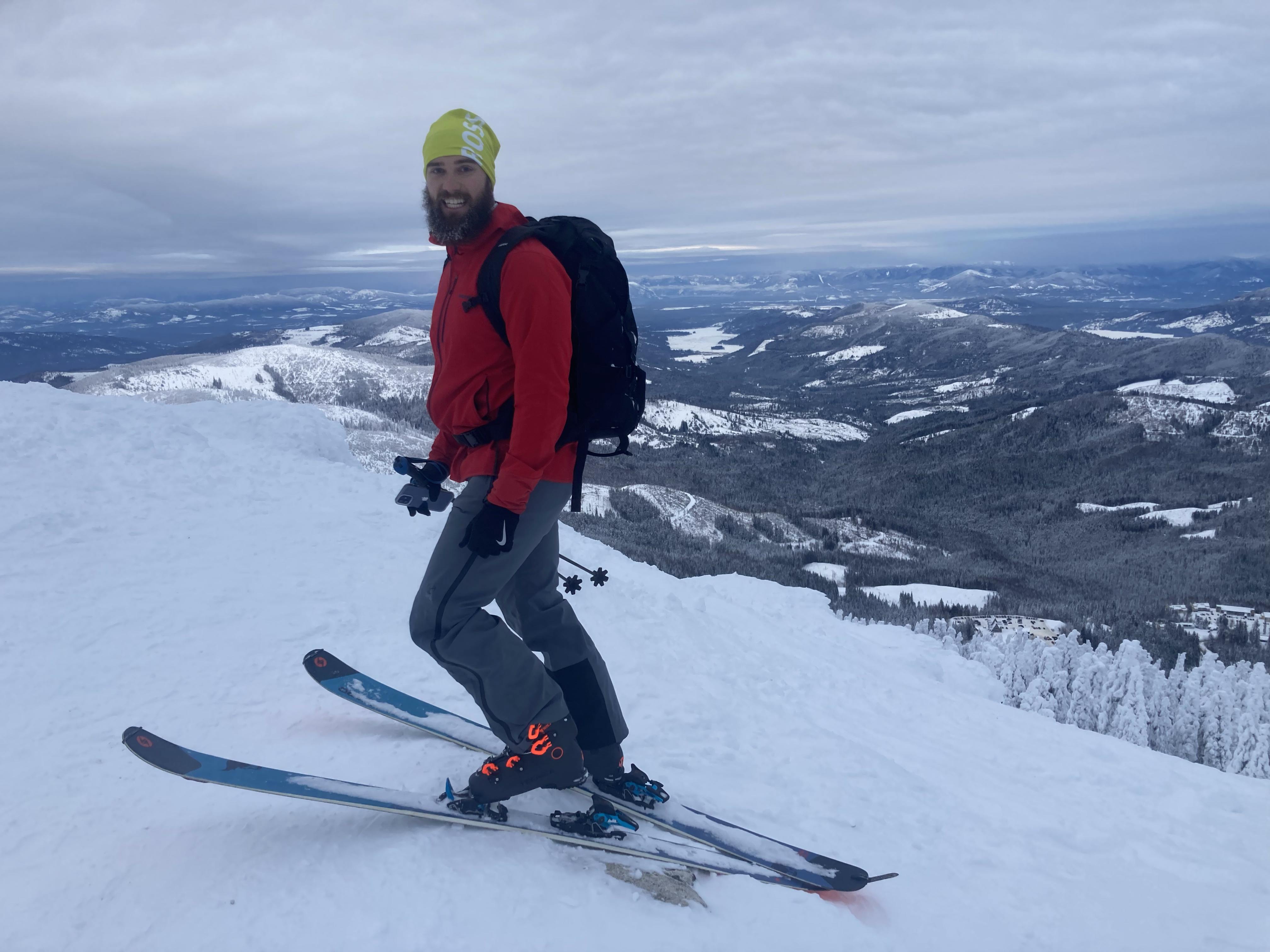 A skier on the Blizzard Rustler 10 Skis · 2022 