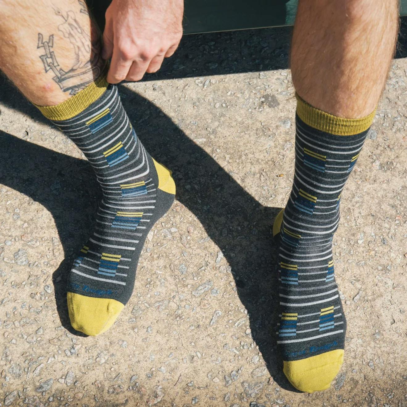 Darn Tough Men's Mesa Crew Lightweight Lifestyle Socks