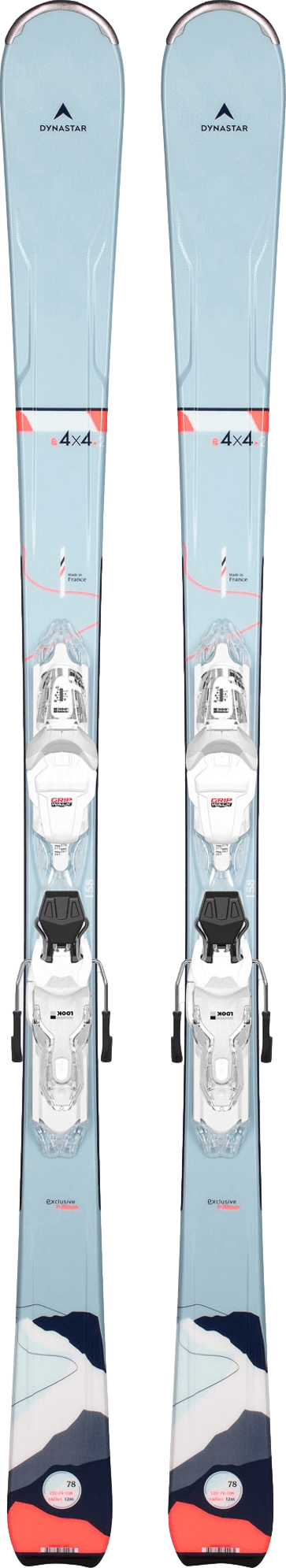 Dynastar E 4X4 2 Skis + Xpress 10 GW Ski Bindings · Women's · 2023