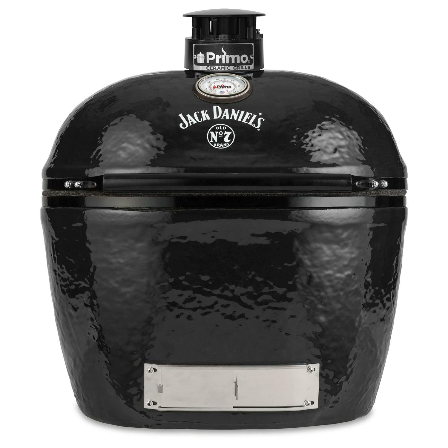 Primo Jack Daniels Edition Oval XL 400 Ceramic Kamado Grill with Stainless Steel Grates