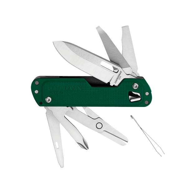 Leatherman Free T4 Knife Tool · Evergreen