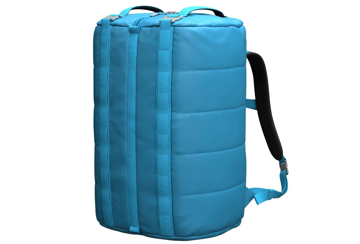The DBJourney 50L Split Duffel Bag in blue.