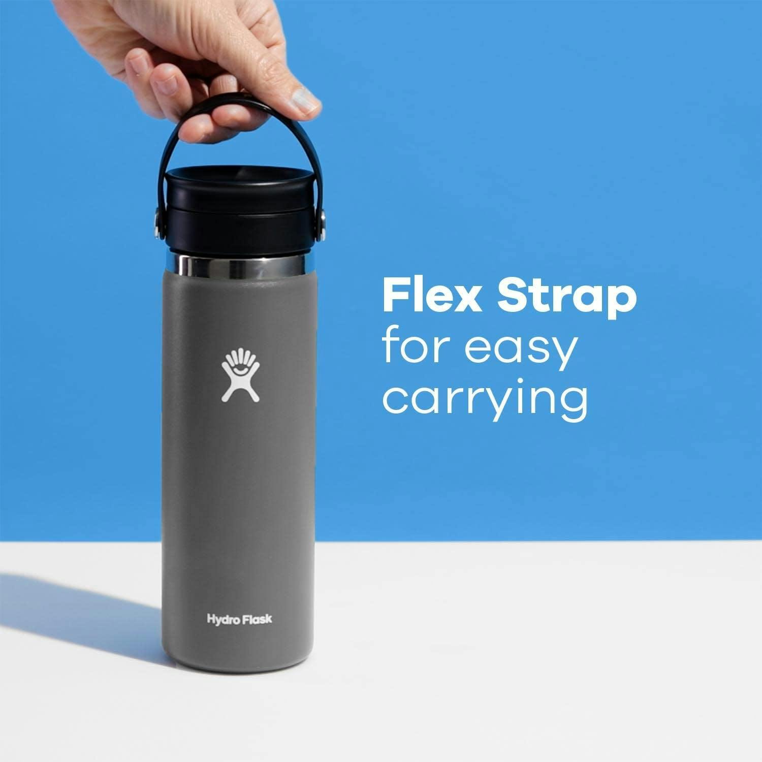 12-Oz Wide Mouth with Flex Sip Lid in Carnation - Coolers & Hydration, Hydro  Flask