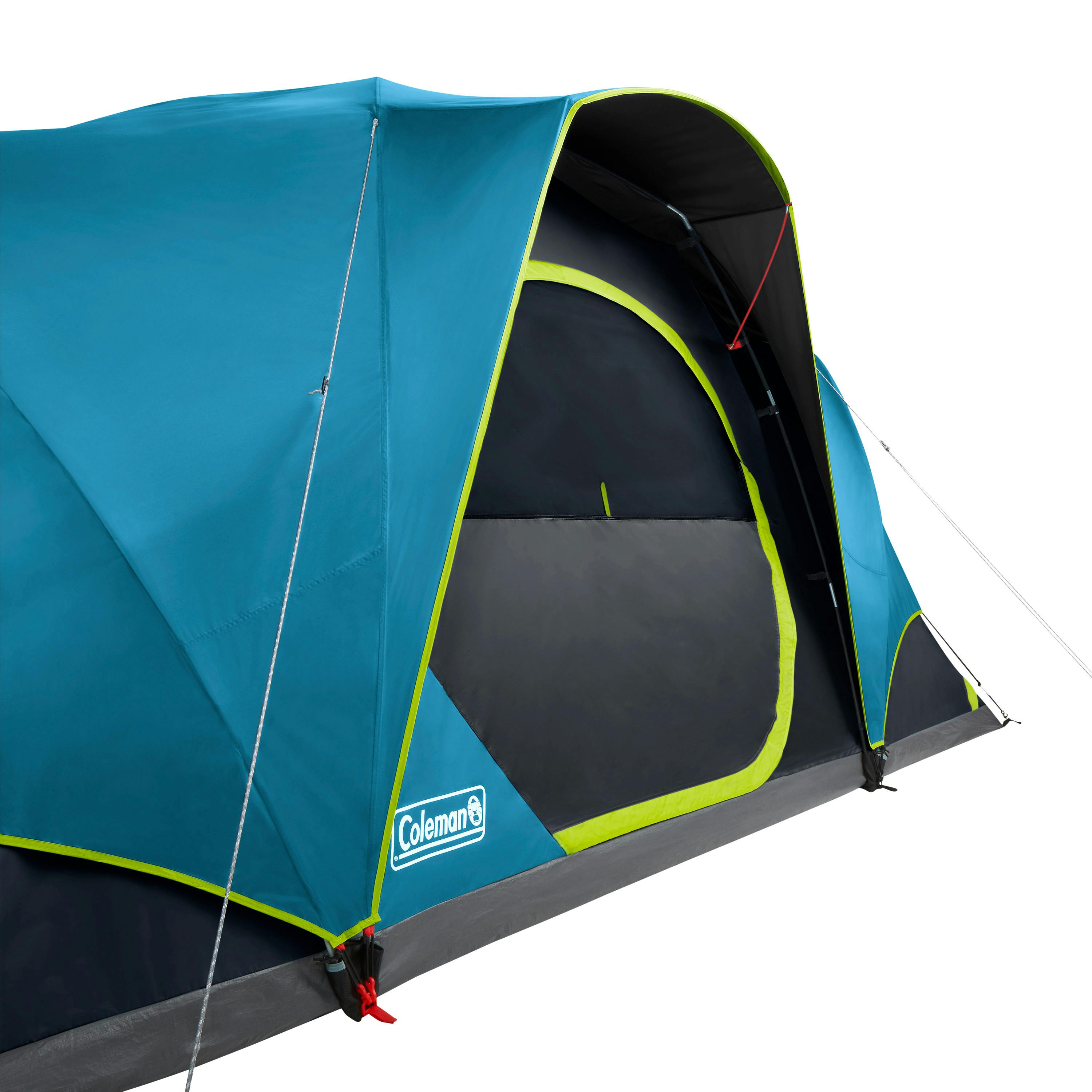 Coleman Skydome XL 10 Person Camping Tent with Dark Room Technology